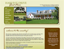 Tablet Screenshot of harvestdriveguesthouse.com